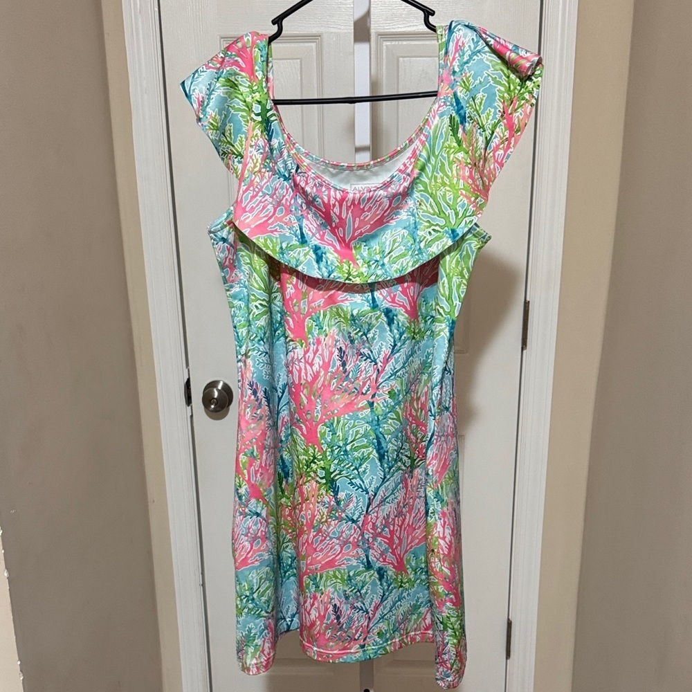 Floral Multicolor Ruffle Dress